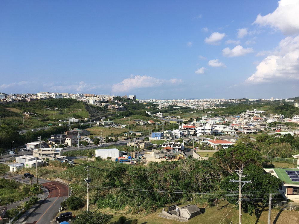 View from the window of the hospital room